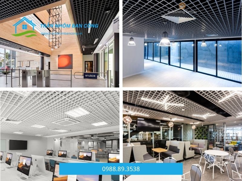 chiều cao trần ảnh hưởng đến việc chọn kích thước trần nhôm