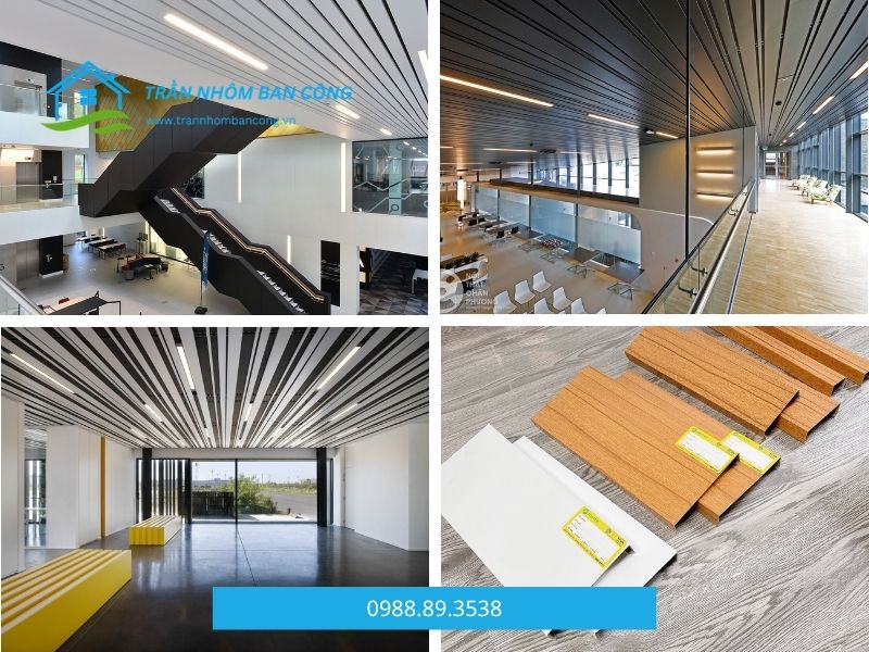 kích thước trần nhôm multi b-shaped