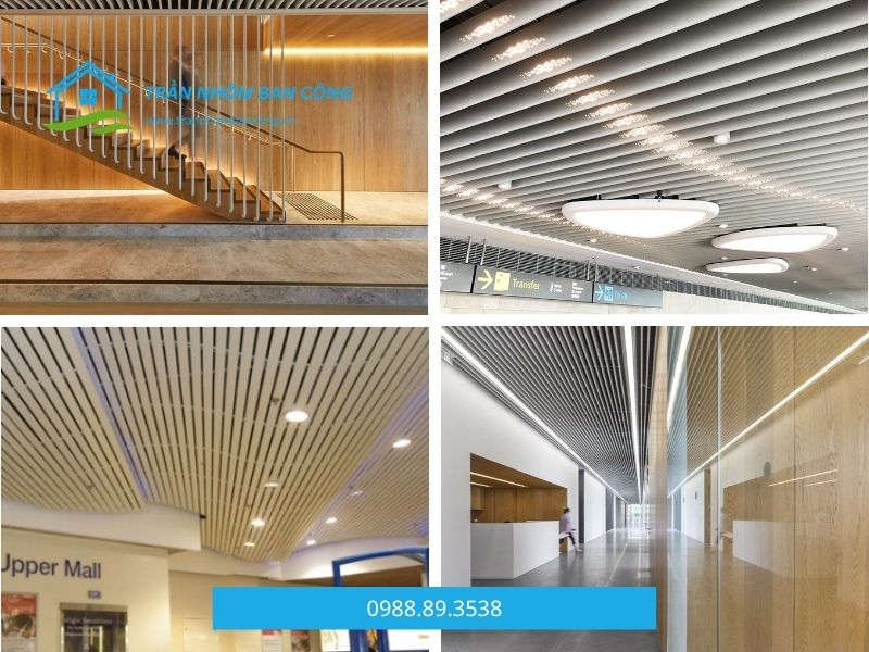 tính thẩm mỹ trần nhôm