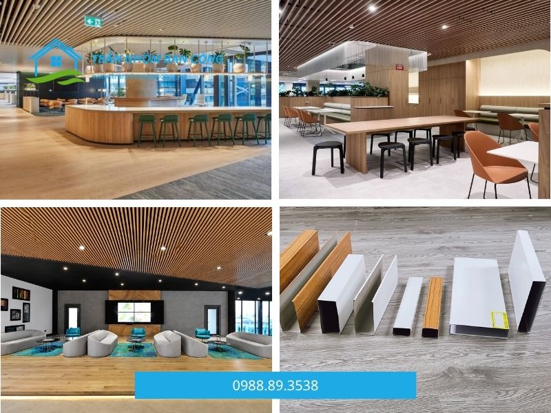 báo giá trần nhôm phòng khách