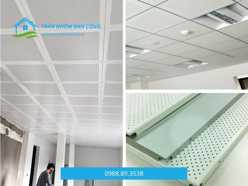 trần nhôm clip-in 