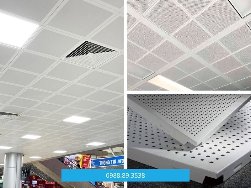 ứng dụng thực tế trần nhôm đục lỗ